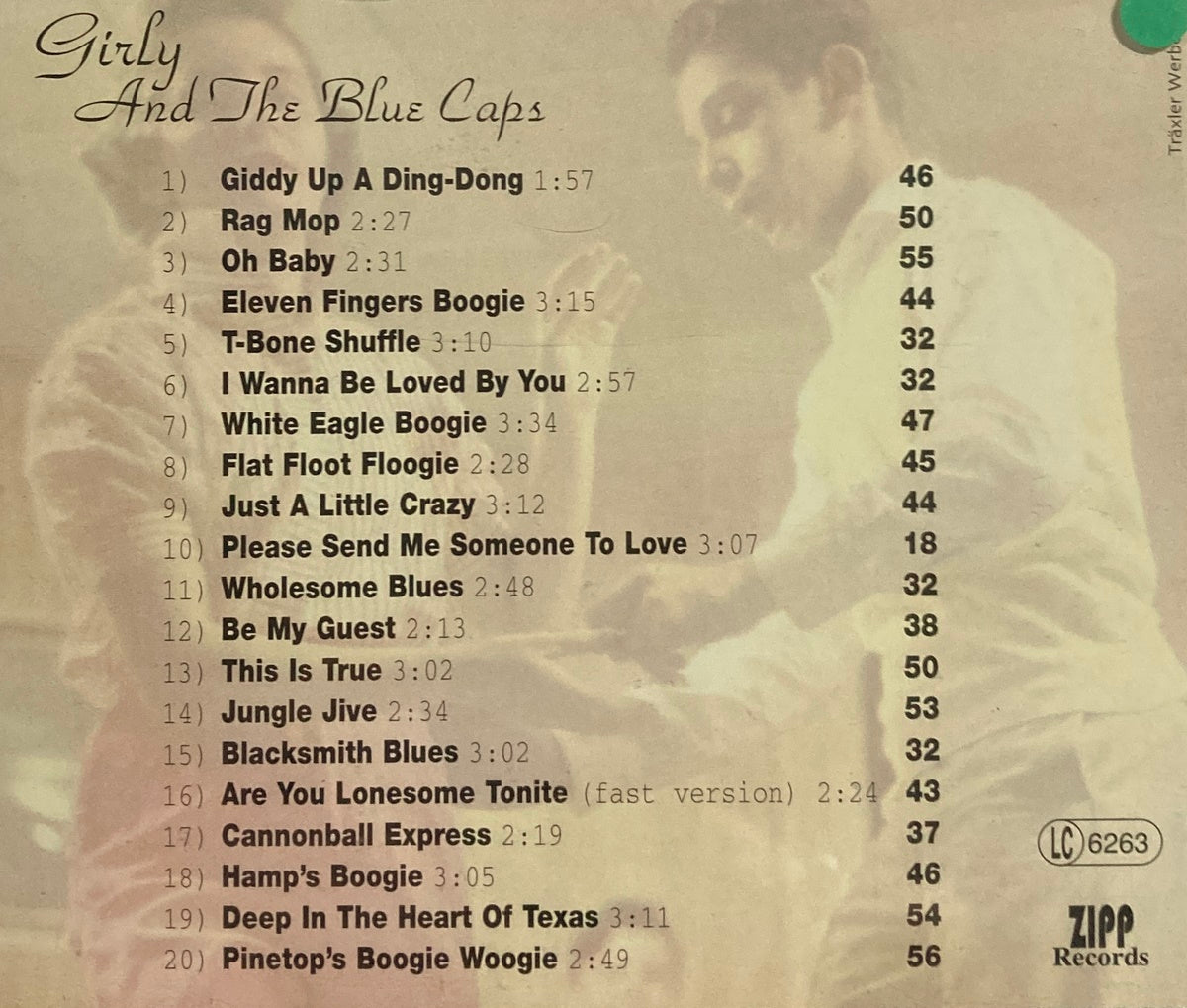 CD - Girly And The Blue Caps - For Dancers Only