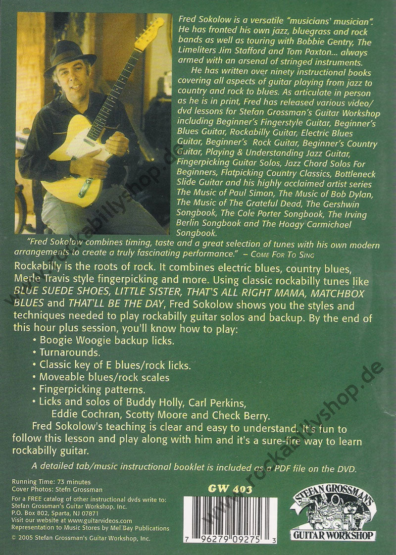 DVD - Rockabilly Guitar - Instructional DVD For Guitar