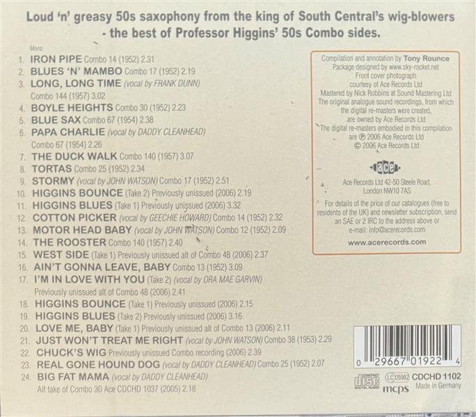 CD - Chuck Higgins - Blows His Wig!