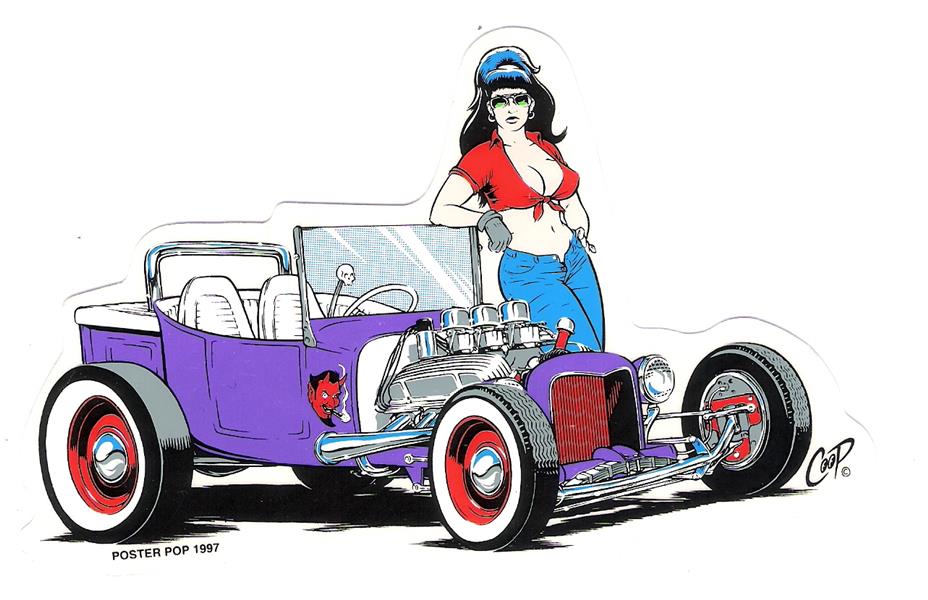 Coop Aufkleber - Street Rod