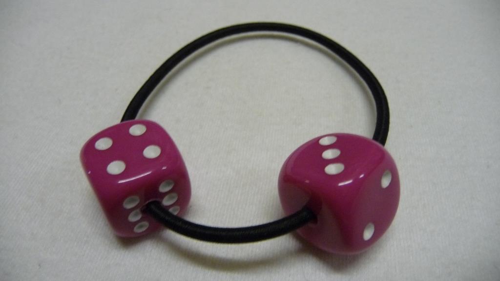 Haarband Würfel - pink