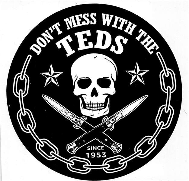 Daredevil Aufkleber - Don't Mess With The Teds Skull