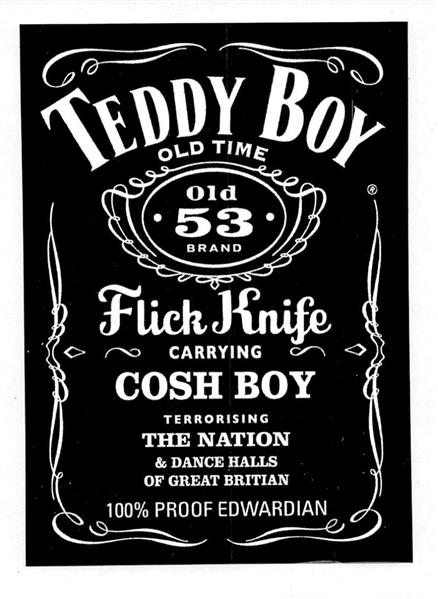 Daredevil Aufkleber - Teddy Boy Flick Knife