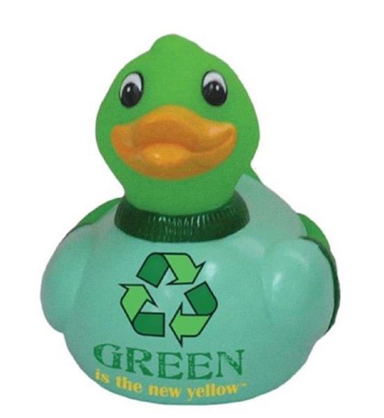 Kunststoffente - Mr. Green - Recycled