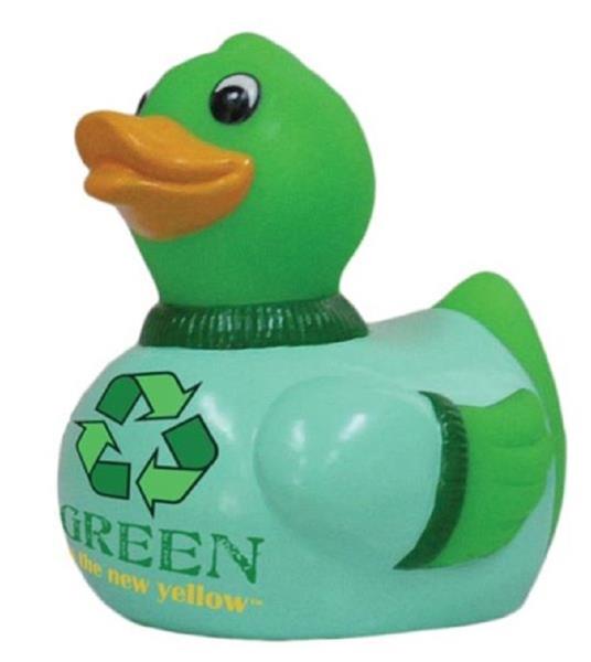 Kunststoffente - Mr. Green - Recycled