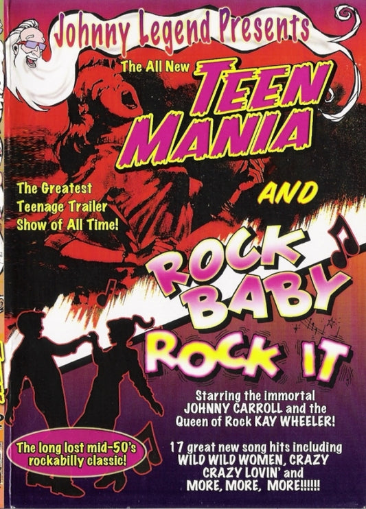 DVD - Johnny Legend Presents - Teenmania / Rock Baby Rock It