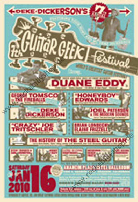 DVD - Deke Dickerson - Dekes Guitar Geek Festival Vol. 7 - 2010