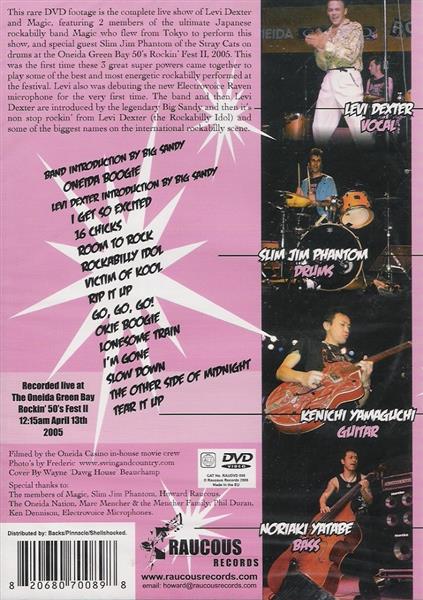 DVD - Levi Dexter - & Magic With Slim Jim Phantom
