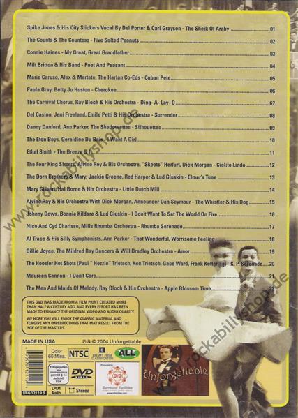 DVD - The Swing Years - Music Clips