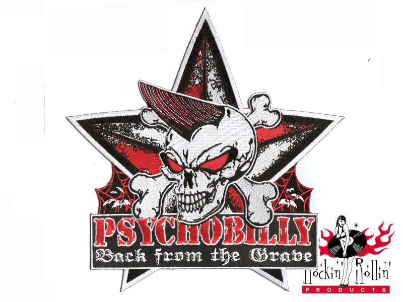 Mighty Texx Rückenaufnäher - Psychobilly