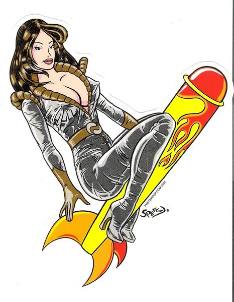 Firehouse Aufkleber - Rocket Girl