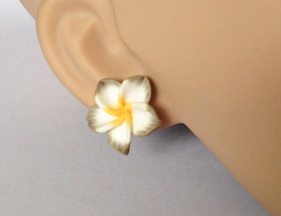 Ohrstecker - Hibiskus Blüte, 2er Set