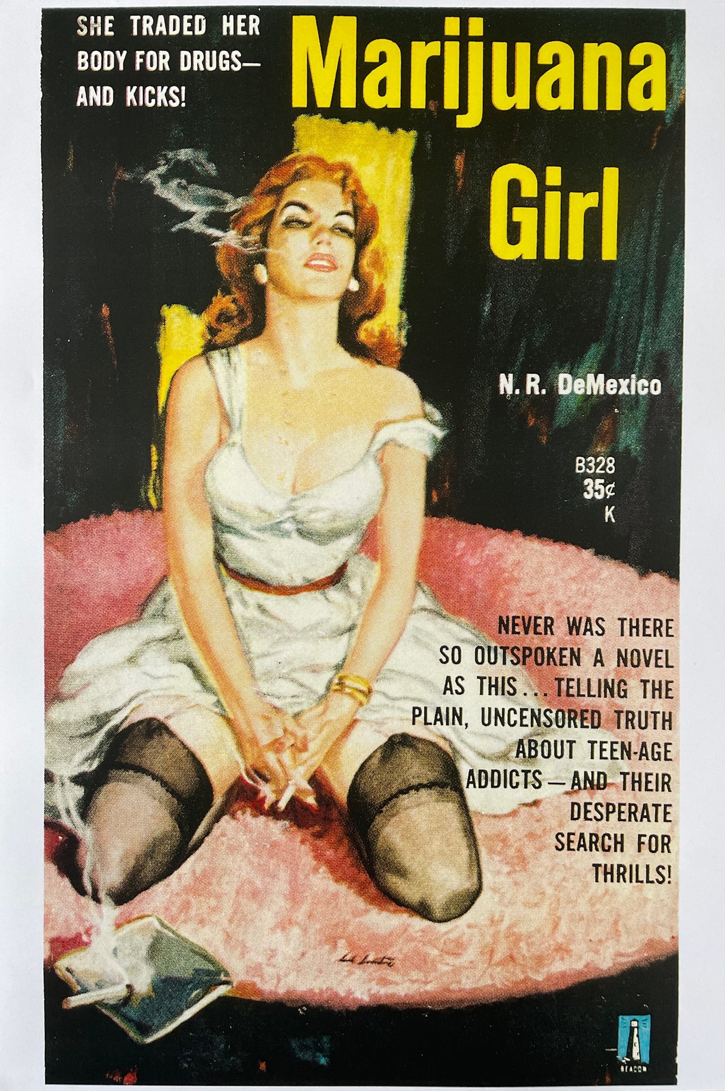 Poster DIN A3 - Marijuana Girl