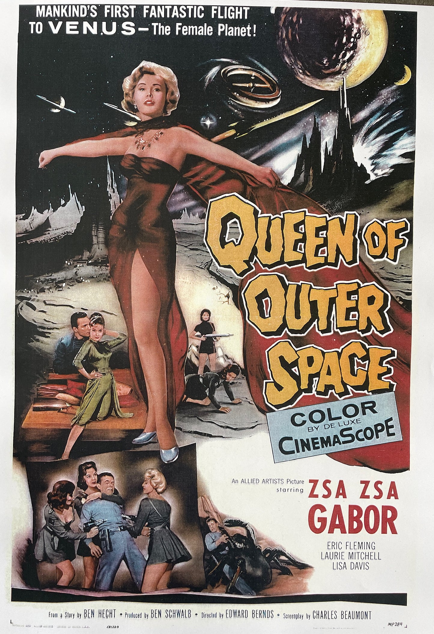 Poster DIN A3 - Queen Of Outer Space