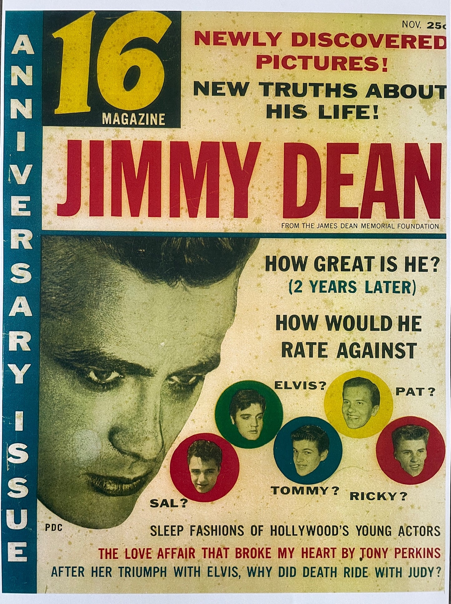 Poster DIN A3 - Jimmy Dean - 16 Magazine