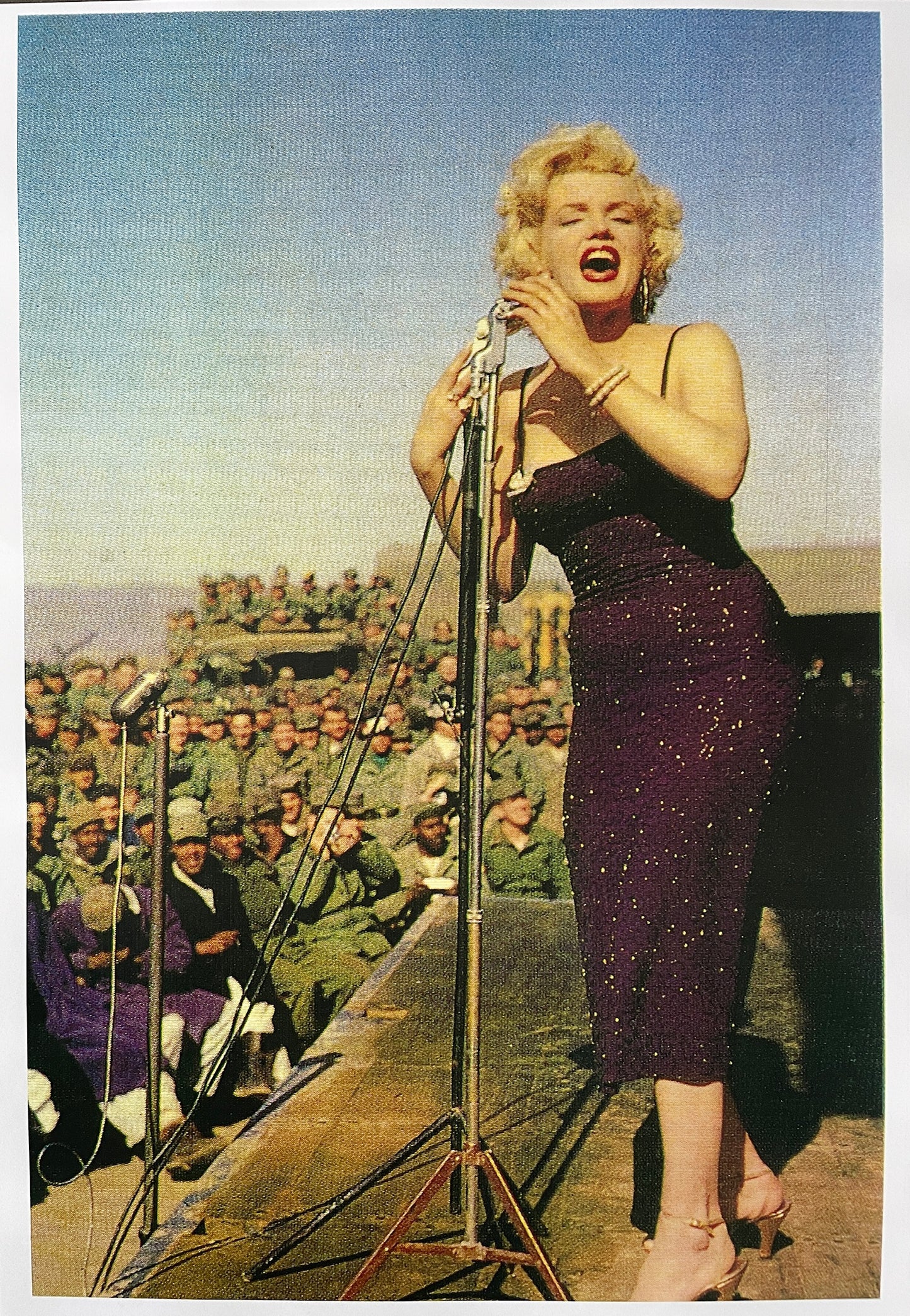 Poster DIN A3 - Marilyn Monroe On Stage