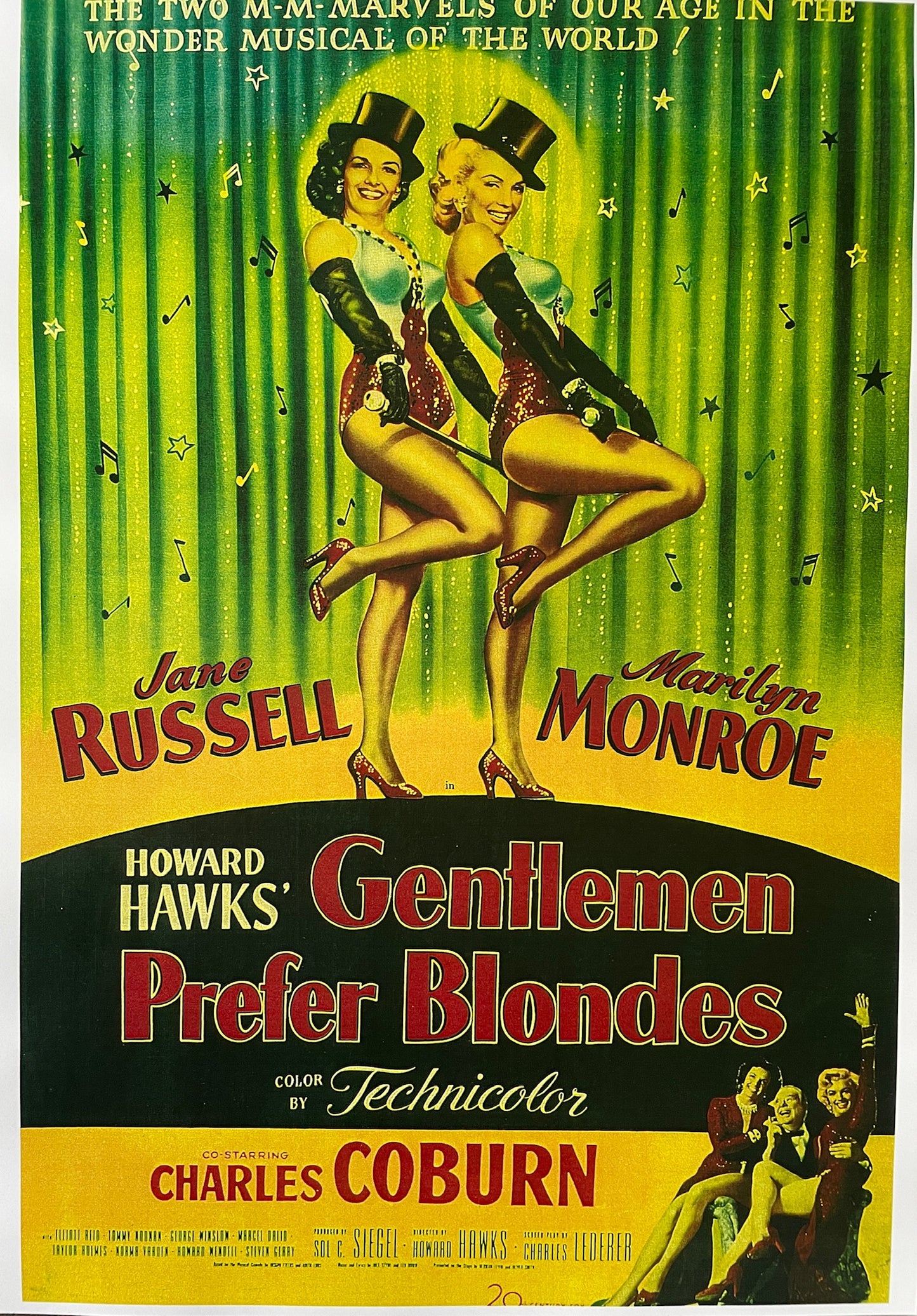 Poster DIN A3 - Gentlemen Prefer Blondes