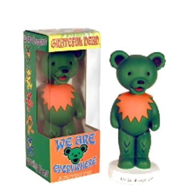 Wackelfigur - Greatful Dead Bear - Green