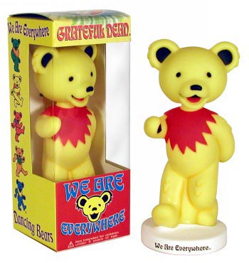 Wackelfigur - Greatful Dead Bear - Yellow