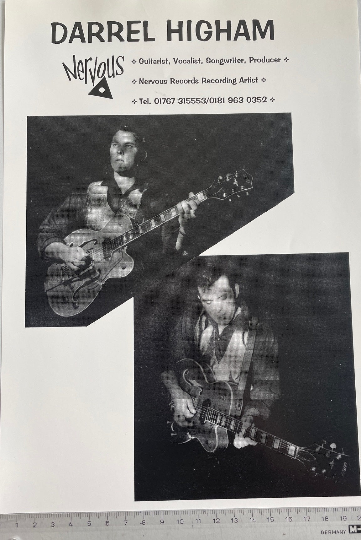 Autogramm-Foto - Darrel Higham
