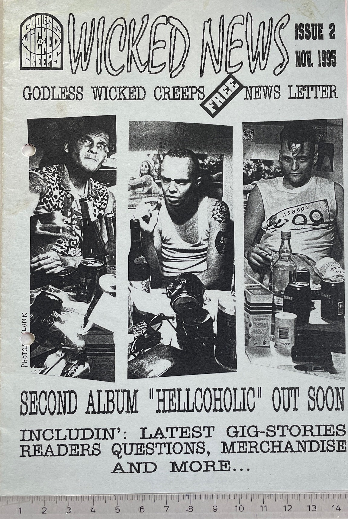 Autogramm-Foto - Godless Wicked News Vol. 1 & 2 + Foto