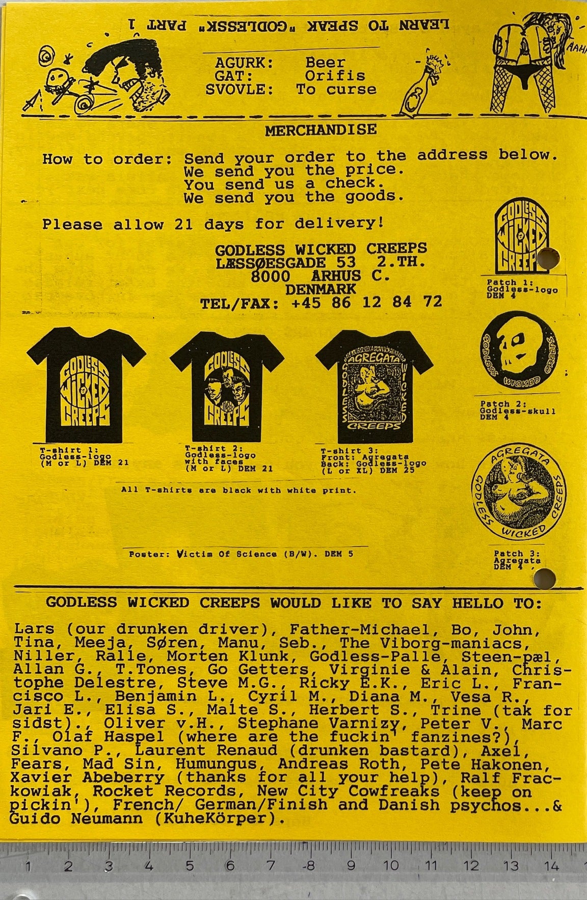 Autogramm-Foto - Godless Wicked News Vol. 1 + Foto