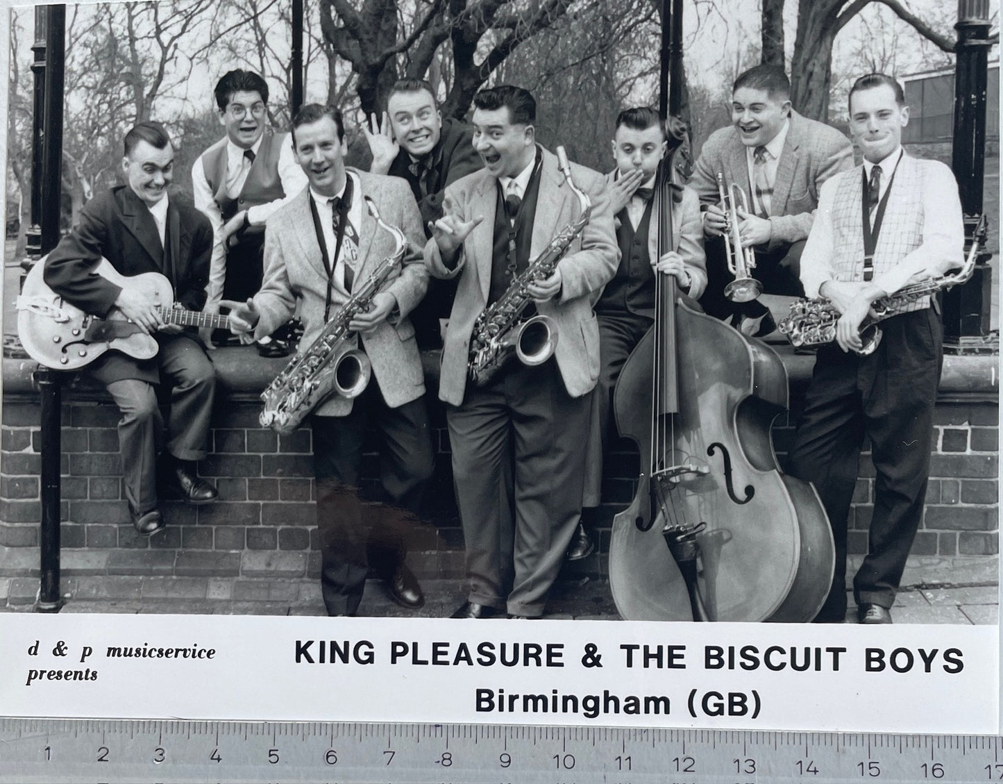 Autogramm-Foto - King Pleasure & The Biscuit Boys