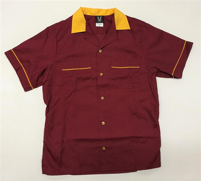 Legend Bowlingshirt - Bordeauxrot