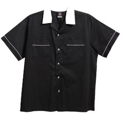 Legend Bowlingshirt - Schwarz
