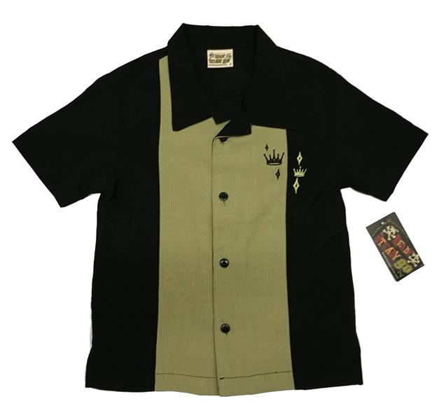 Steady Kinder-Hemd - Contrast Crown, Black