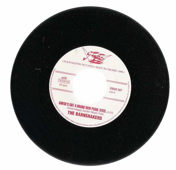 Single - Barnshakers - Desperate Santa, Santa's Got A Brand New Pedal Steel