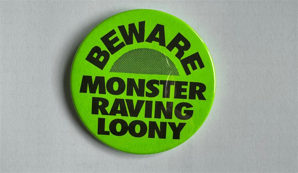 Button Groß - Screaming Lord Sutch - Beware Monster Raving Loony
