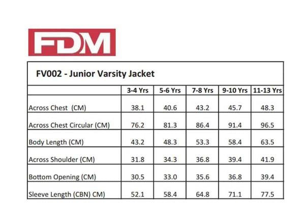 Kids - College-Jacke - Schwarz-Weiß