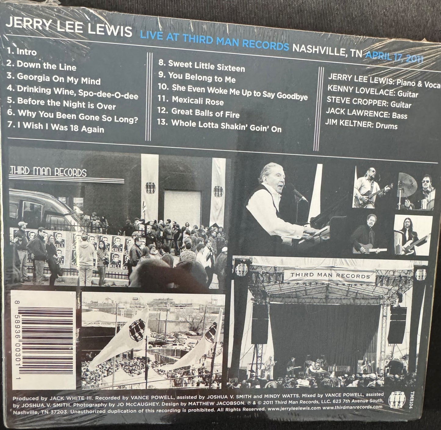CD - Jerry Lee Lewis - Live At Third Man Records