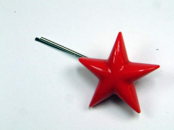 Haarschieber Stern - Rot