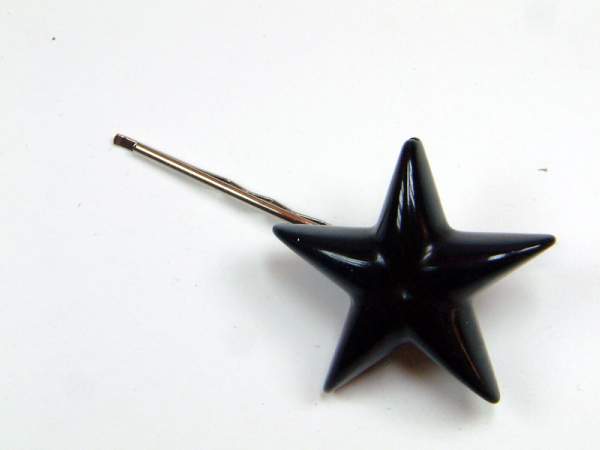 Haarschieber Stern - Schwarz