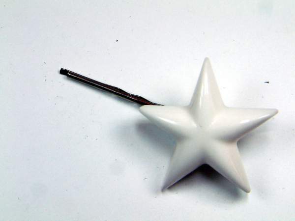 Haarschieber Stern - Weiß