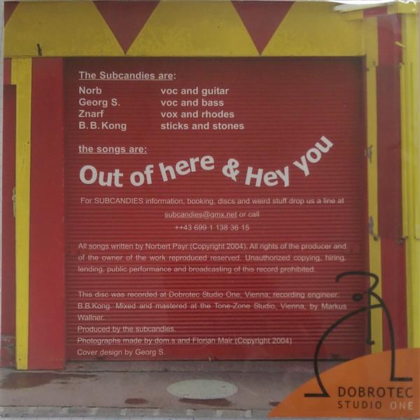 Single - Subcandies - Out Of Here / Hey You