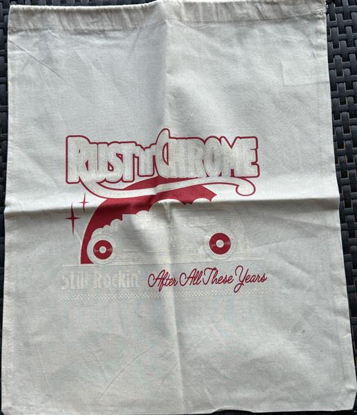 Jutetasche - Rust'n'Chrome, rot