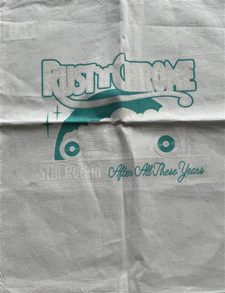 Jutetasche - Rust'n'Chrome, blau