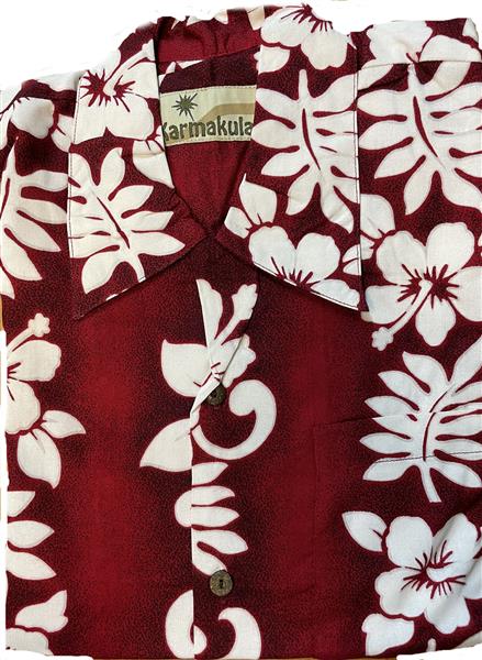 Hawaii - Shirt - Waikiki Red - Gesprenkelt