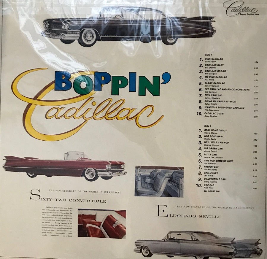 LP - VA - Boppin Cadillac, Authentic 50's Rock'n'Roll