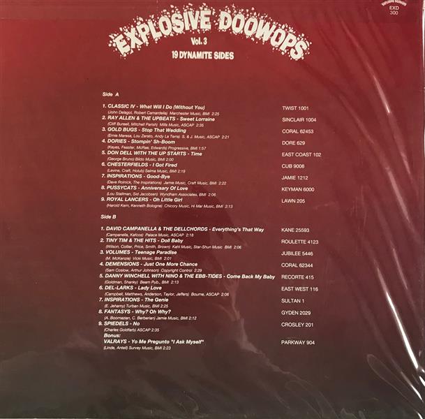 LP - VA - Explosive Doowops Vol. 3