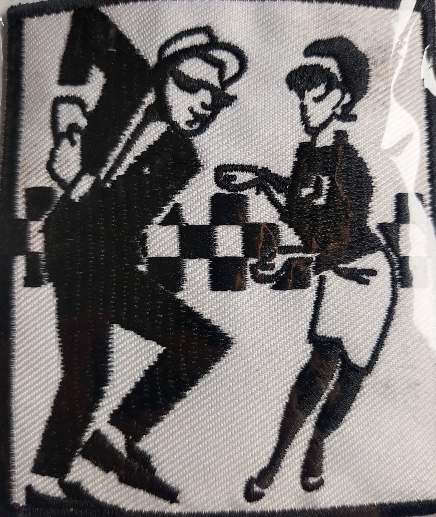 Aufnäher - Ska 2 Schwarz-Weiß