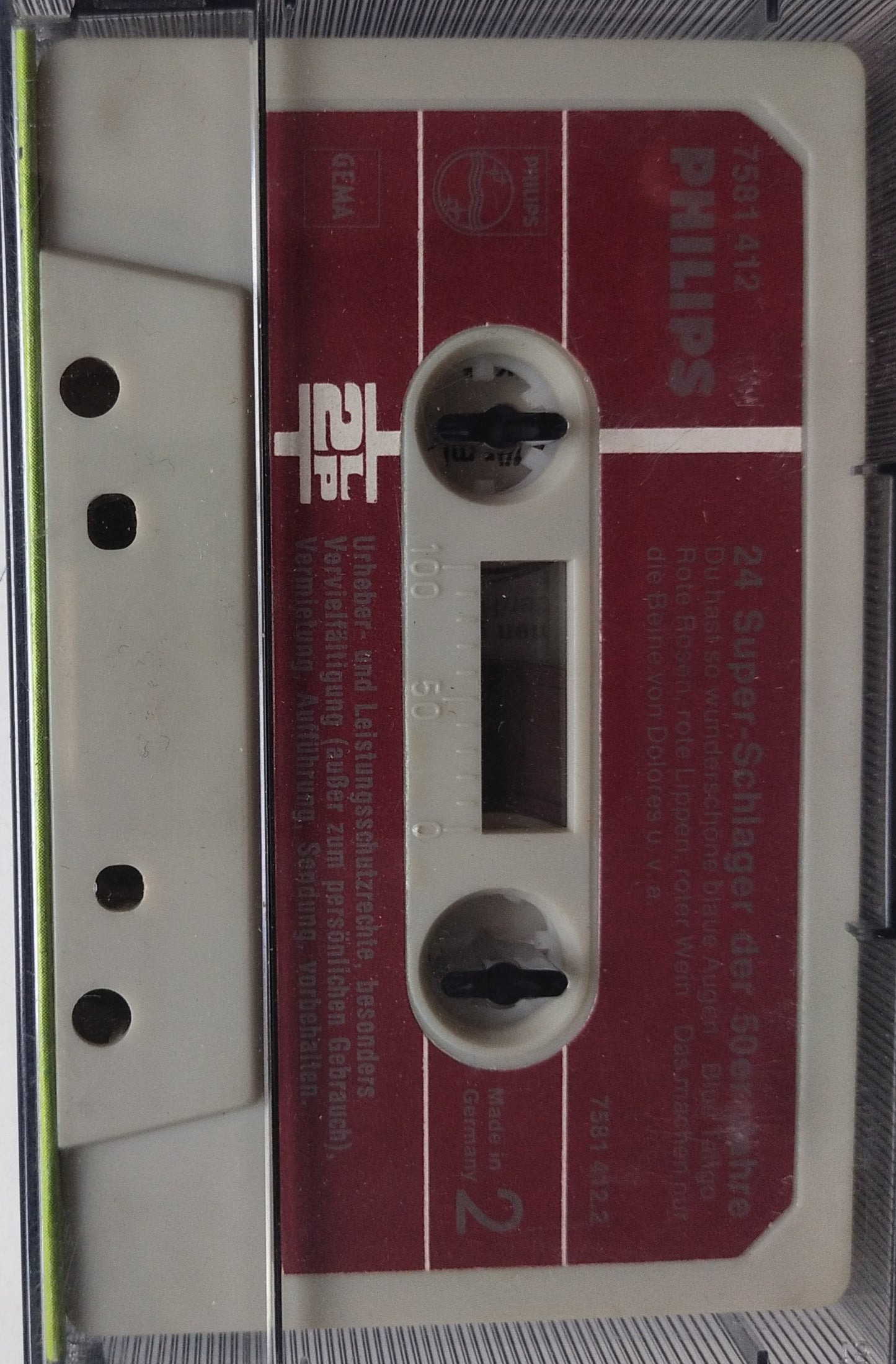 2H - Musikkassette - VA - 24 Super-Schlager der 50er Jahre