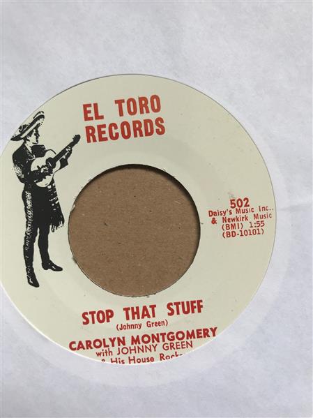 Single - VA - Carolyn Montgomery - Stop That Stuff / Carmen Taylor - Wille B