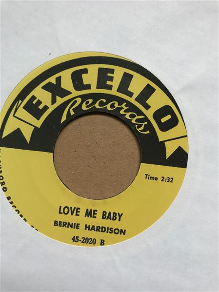 Single - Bernie Hardison - Love Me Baby / Yeah, It's True