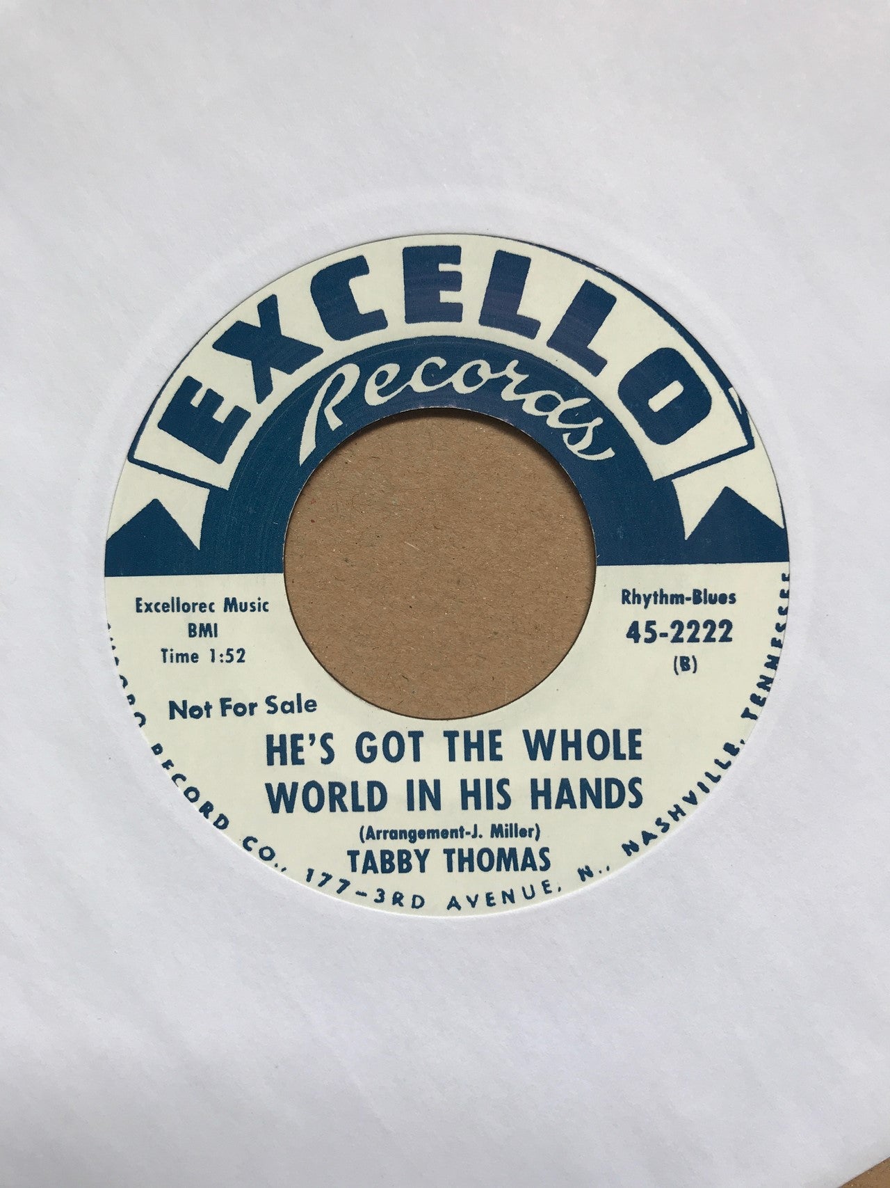 Single - Tabby Thomas - Popeye Train / Got The Whole World In His Hands