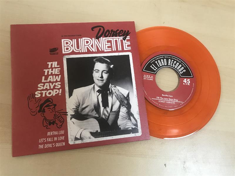 Single - Dorsey Burnette - Til The Law Says Stop!