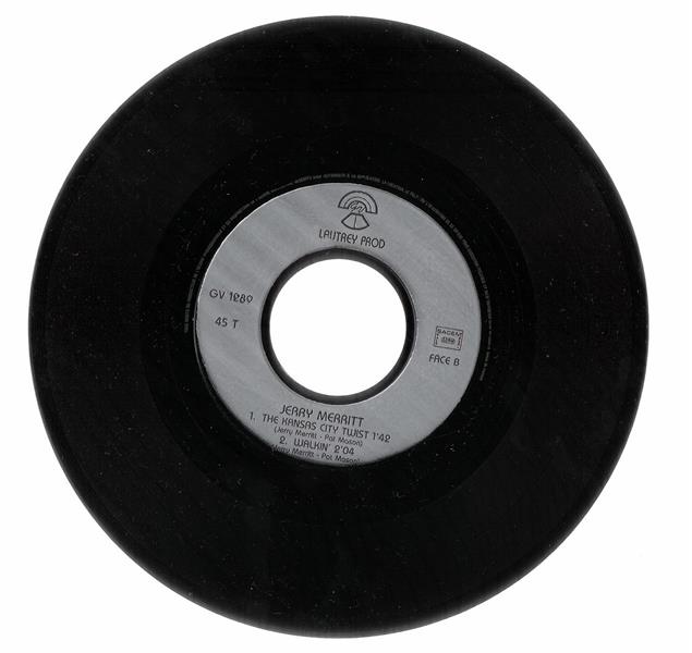 Single - Jerry Merritt And The Crowns - Tulsa, L. A. Kansas City Twist, Walkin'